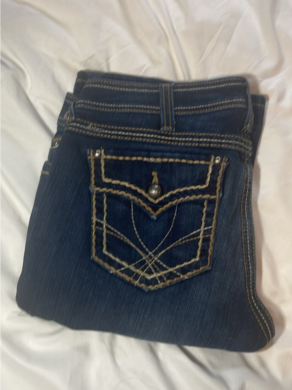 Ariat Denim Dark Wash Boot Cut Jeans